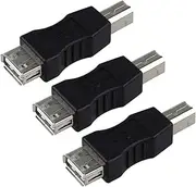 Mellisso 3X USB Type A Female to USB Type B Male Adapter