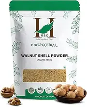 H & C 100% Natural Walnut Shell Powder for Scrub Formulation 227gms (0.2kg)