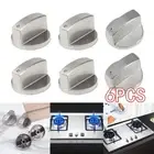 1-6pc Gas Stove Knobs Home Kitchen Cooker Oven Cooktop Metal Switch Control AU