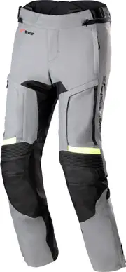 Alpinestars Bogotá Pro 3S, textile pants Drystar , color: Light Grey/Black/Neon-Yellow , size: XXL