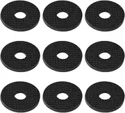 EMSea 100pcs M8 Rubber Washers Rubber Flat Washers Round Sealing Washers 25.8mm OD x 8mm ID x 3mm Thick for Plumbing Industrial Machinery Home Use
