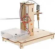 ibasenice Mini Desktop Drilling Machine DIY Mini Bench Drill Press Wood Drill Press Kit