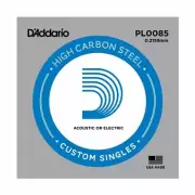D'Addario .0085 Gauge Plain Steel String for Acoustic or Electric Single String