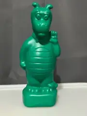 VINTAGE GREEN ST GEORGE BANK DRAGON COIN MONEY BOX
