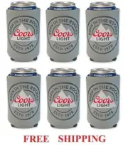 COORS LIGHT ROCKIES 6 BEER CAN HOLDERS COOLER COOZIE COOLIE KOOZIE HUGGIE NEW