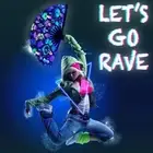 Large Rave Folding UV Reactive Fabric ~ Loud Clack Y4W5 L7K7 Fans J2G9 X2J0