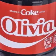 Share a Coke with Olivia 2025 Personalized Gift Coca~Cola Bottle 20oz
