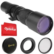 Opteka 500mm f/8 Telephoto Lens For Sony E Mount NEX-3 NEX-5 NEX-C3 NEX-5N NEX-7