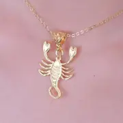 Women Necklace | Scorpio Sign Zodiac Gold Plated Pendant