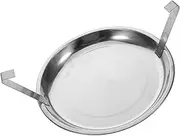 SECFOU Stainless Steel BBQ Grill Pan Carbon-Killed Barrel Ash Pan for Outdoor Use Easy to Install and Clean