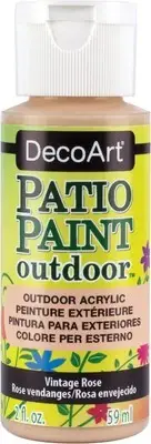DecoArt Patio Paint 2oz-Vintage Rose DCP-61