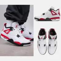 在飛比找momo購物網優惠-【NIKE 耐吉】Air Jordan 4 Red Ceme