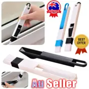 Multipurpose Window Door Keyboard Cleaning Brush Cleaner+Dustpan 2 In 1 Tool AE