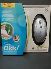 Logitech Cordless Click! Optical mouse New in box