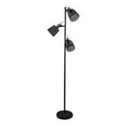Rustica Floor Lamp 3 Lights Black Metal - 22520