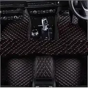 Car Front Floor Mats for Peugeot 206 2004-2008 207 207 CC 301 2012-2019 607 2004-2006 Custom RHD Car Floor Mat Interior Accessories(Black Red1,207 2009-2014)