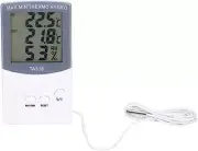 Indoor Outdoor Thermometer, Accurate Digital Hygrometer Indoor Thermometer Hu...