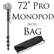 72 Inch Lightweight Heavy Duty Monopod For Canon Nikon Sony Camera Camcorder