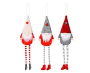 C94 3PCS Christmas Decoration Christmas Forest Old Man Hanging Legs Doll Pendant Creative Faceless Doll Pendant Dwarf Doll Pendant