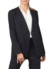 [Spanx] Perfect Collection-Perf Collarless Blazer in Black