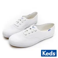 在飛比找momo購物網優惠-【Keds】CHAMPION 品牌經典帆布小白鞋(白)