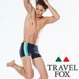 在飛比找遠傳friDay購物優惠-【TRAVELFOX 旅狐】簡約風大男四角泳褲(C14918