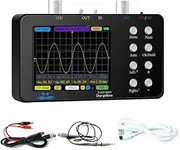 zolyet Compact Portable Digital Oscilloscope 50M Sampling e 10M Analogue Bandwidth Handheld t Oscilloscope Cellphone Repairs Multicolor Host & USB Cable & Alligator Cable & high Voltage Probe