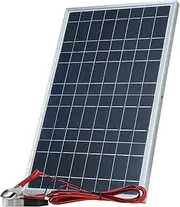 30W D C 12V/18V Solar Panel Kit Set with Alligator Clip/ IP65 Water Resistance for Home Indoor Outdoor Use Portable