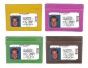Genuine Leather Men's Thin Wallet ID Card Bill Fold Holder Front Pocket 5 Colors