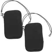 HOMSFOU 2pcs Neoprene Phone Sleeve Pouch Portable Mobile Bag for Women for Running Hiking and Daily Use Durable Protection for Phone