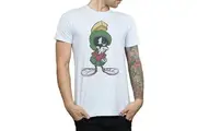 Looney Tunes Mens Marvin The Martian Pose Cotton T-Shirt (Sports Grey) - UTBI1289