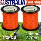1/2pc 2.4mm * 370m Trimmer Line Whipper Snipper Brush Cutter Brushcutter Cord AU