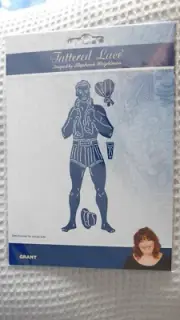 GRANT DIE 453346 - Tattered Lace - MAN READY FOR THE BEACH