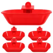 5 Pcs Poultry Drinkers Chicken Water Feeder Geese Waterer Cups