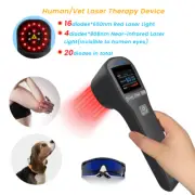 Red Light Laser Treatment 650nm 808nm Cold Laser Therapy Device Pain Relief