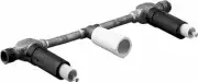 HANSA 5120 0100 0017 HANSADESIGNO Wide spread wall mount rough-in valve set