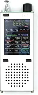 Gyorwst Portable ATS120 SI4732 ESP32 Bluetooth SSB FM RDS 64-108MHz AM LSB USB All Band Radio Receiver with 2.4 Inch Touch LCD