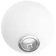Glass Lamp Shade Replacement for Bulb Stylish White Globe