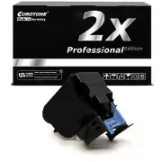 2x Pro Toner Black for Konica Minolta Bizhub C-35-P