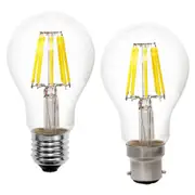 8w LED E27, B22 A60 Globe Warm White 2.7k, Cool White 4k, Daylight 6.5k 20508~20513 Dimmable