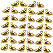 Holibanna 20pcs Heart Shaped Magnet Buckle Pendant Statement Rings Necklace Magnet Buckle Unique Rings Clasps Heart Bracelets for Women Heart-Shaped Magnet Buckle Holder Zinc Alloy Golden