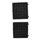 2 In 1 Mini Waffle Maker Red Cute 3 Minutes Heating Nonstick Removable Plate HG