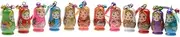 WHAMVOX Cute Keychain Russian Nesting Dolls Design Wooden Matryoshka Keyring for Friends