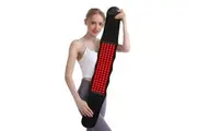 660nm 850nm Infrared Red Light Therapy Belt,Red Light Therapy Pad for Neck Back Waist Pain Relief,Red Light Therapy Wrap Belt