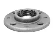 Anvil 8700164109 Malleable Iron Rust Resistant Black Floor Flange 2 in.