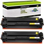 2PK Yellow Toner Fits for HP CF502A Color LaserJet Pro M280nw M281fdn M281dw MFP