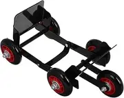 EXAOMBLE Trailer Tire Dolly Motorcycle Wheel Mover Electric Bike Tire Move Tool Trolley for Trailer Garage Puller Lifter Sturdy
