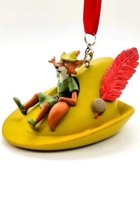 DISNEY Store Parks 2023 Robin Hood HAT Sketchbook Ornament
