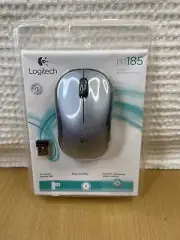 Logitech M185 Wireless Optical Mouse, USB Nano Receiver for Windows, Mac & Linux