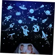 Glow in The Dark Stars Space Wall Decals Ceiling Stars Glow in The Dark